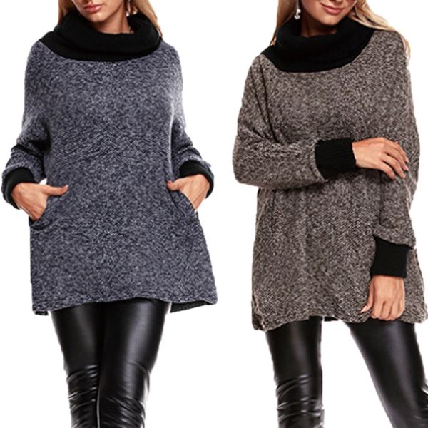thickening sweater casual women scarf collar outwear long loose woolen coat  2019 autumn winter fashion women's sweaters, White;black
thickening sweater casual women scarf collar outwear long loose woolen coat  2019 autumn winter fashion women's sweaters, White;black