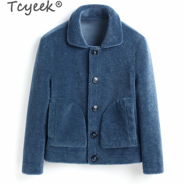 tcyeek fashion winter coat male real fur coat men clothing 2019 korean streetwear mens shearling jacket sheep fur casaco 19050, Black
tcyeek fashion winter coat male real fur coat men clothing 2019 korean streetwear mens shearling jacket sheep fur casaco 19050, Black