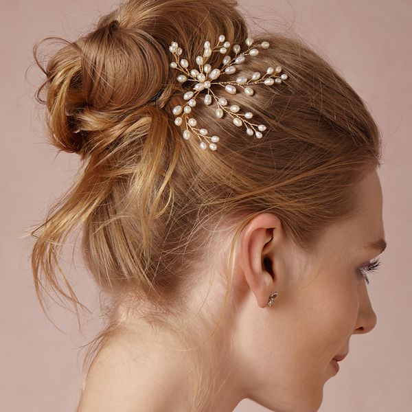 leliin gold bridal hair pins wedding hair headpiece crystal comb bride hairpin jewelry, Golden;white
leliin gold bridal hair pins wedding hair headpiece crystal comb bride hairpin jewelry, Golden;white