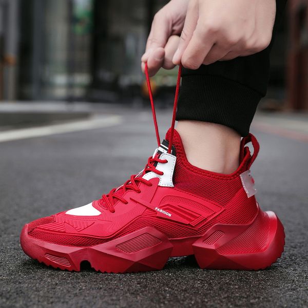 men's casual shoes fashion sneakers for men flat shoes trend comfort men's breathable mesh movement tzapatos de hombre, Black
men's casual shoes fashion sneakers for men flat shoes trend comfort men's breathable mesh movement tzapatos de hombre, Black