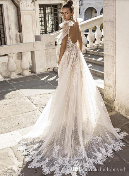 2019 new a line lace boho beach wedding dresses camo backless sheer hochzeitskleid modest wedding dress bridal gowns keyhole back, White
2019 new a line lace boho beach wedding dresses camo backless sheer hochzeitskleid modest wedding dress bridal gowns keyhole back, White