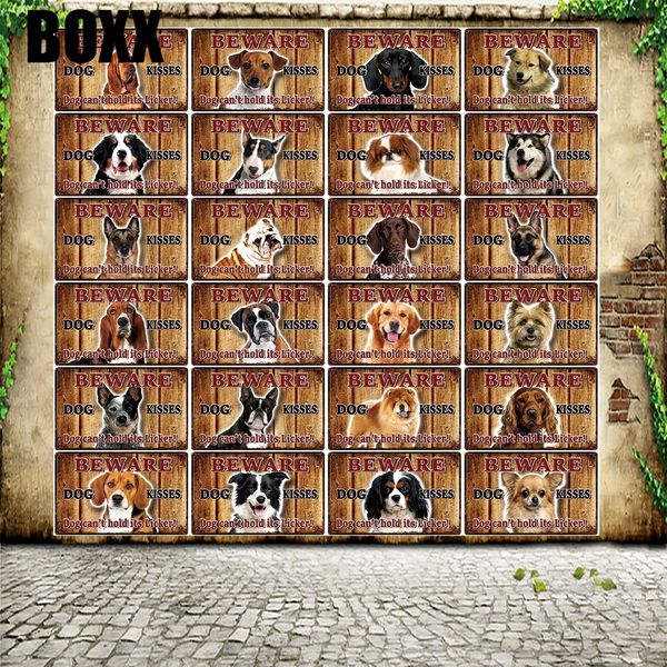 beware dog kisses beagle border collie metal sign tin poster home decor bar wall art painting 20*30 cm sizer
beware dog kisses beagle border collie metal sign tin poster home decor bar wall art painting 20*30 cm sizer