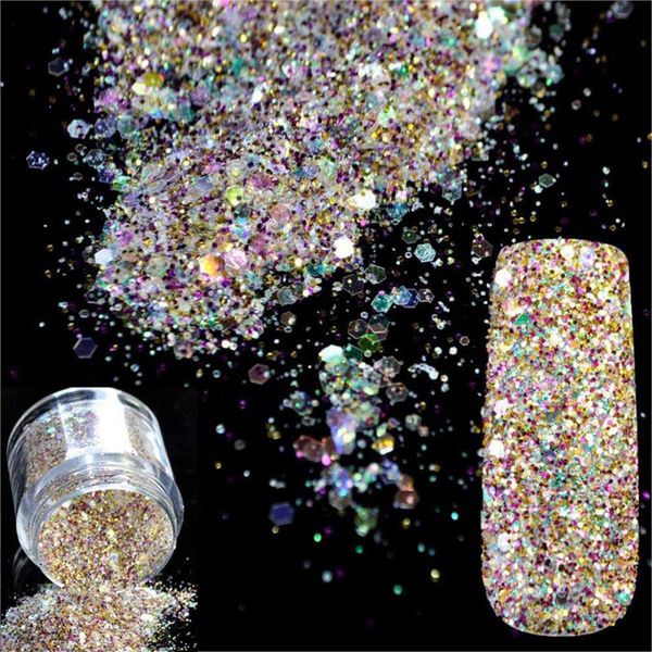 5g/ box laser nail glitter sequins holo hexagon nail glitter paillettes art sparkles manicure dust, Silver;gold
5g/ box laser nail glitter sequins holo hexagon nail glitter paillettes art sparkles manicure dust, Silver;gold