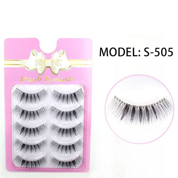 5 pairs handmade false eyelashes natural long section false eyelashes transparent lasting
5 pairs handmade false eyelashes natural long section false eyelashes transparent lasting
