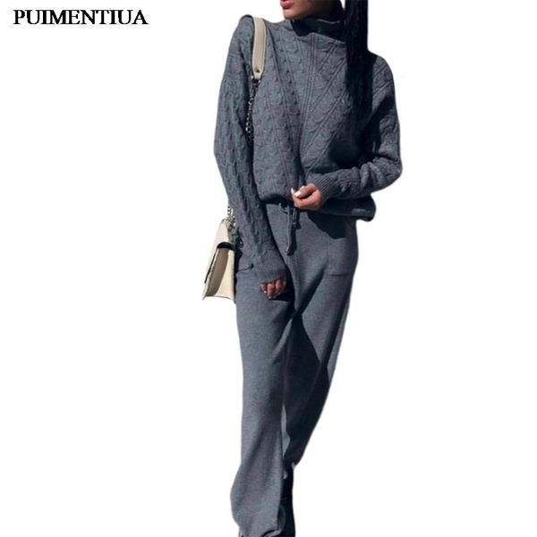 puimentiua autumn cotton tracksuit 2 piece set women sweater pants knitted suit turtleneck knit set casual women sets, White
puimentiua autumn cotton tracksuit 2 piece set women sweater pants knitted suit turtleneck knit set casual women sets, White