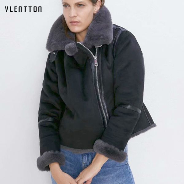 autumn winter thick plus velvet black pu faux leather jacket coat women solid fur collar outwear female casual short parka mujer
autumn winter thick plus velvet black pu faux leather jacket coat women solid fur collar outwear female casual short parka mujer