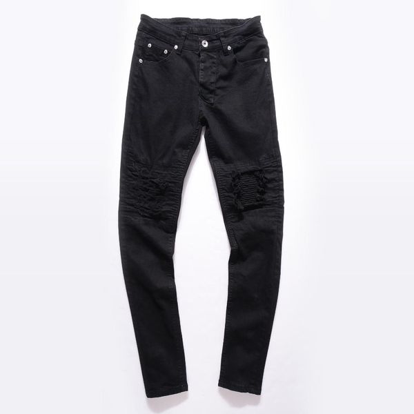 new brand designer slim fit ripped jeans for men hi-street distressed knee holes washed destroyed pleated jeans, Blue
new brand designer slim fit ripped jeans for men hi-street distressed knee holes washed destroyed pleated jeans, Blue
