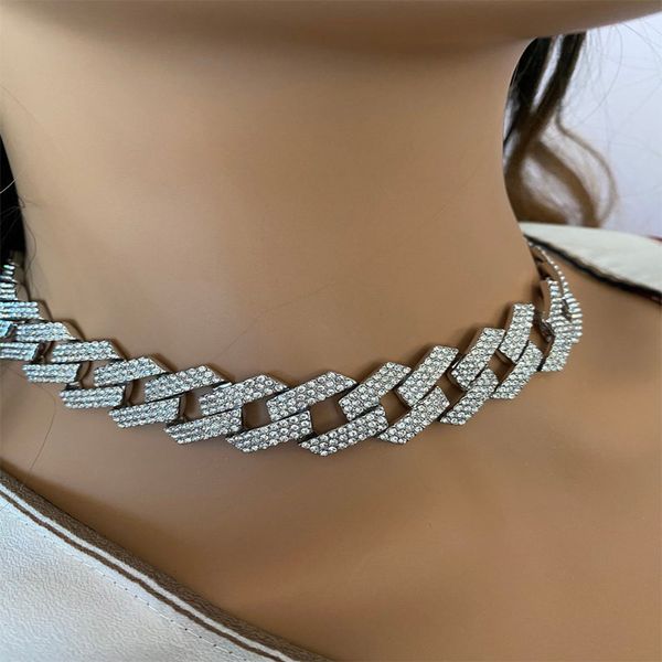 miami cuban link chain necklace fashion hip hop jewelry neckace row 13mm rhinestones bracelet iced out necklaces for men, Silver
miami cuban link chain necklace fashion hip hop jewelry neckace row 13mm rhinestones bracelet iced out necklaces for men, Silver