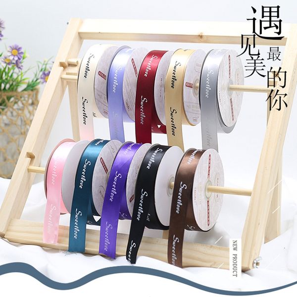 50 yard/lot 2.5cm ribbon english pattern bouquet decoration silk ribbon floral gift packaging flower packaging material
50 yard/lot 2.5cm ribbon english pattern bouquet decoration silk ribbon floral gift packaging flower packaging material