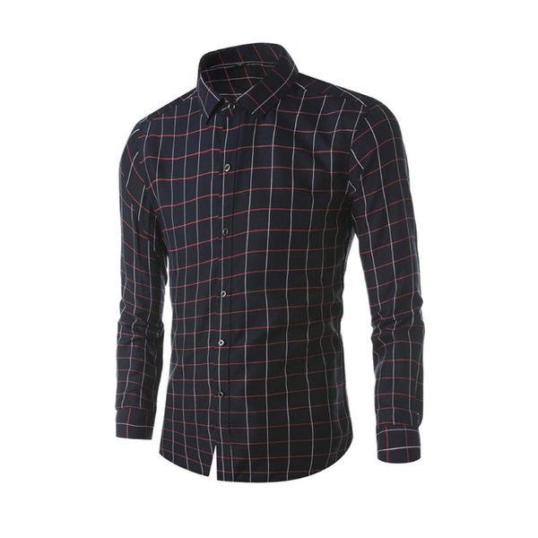 feitong plaid mens dress shirts men's business wear long sleeve men lattice printing shirt blouse camisa masculina, White;black
feitong plaid mens dress shirts men's business wear long sleeve men lattice printing shirt blouse camisa masculina, White;black