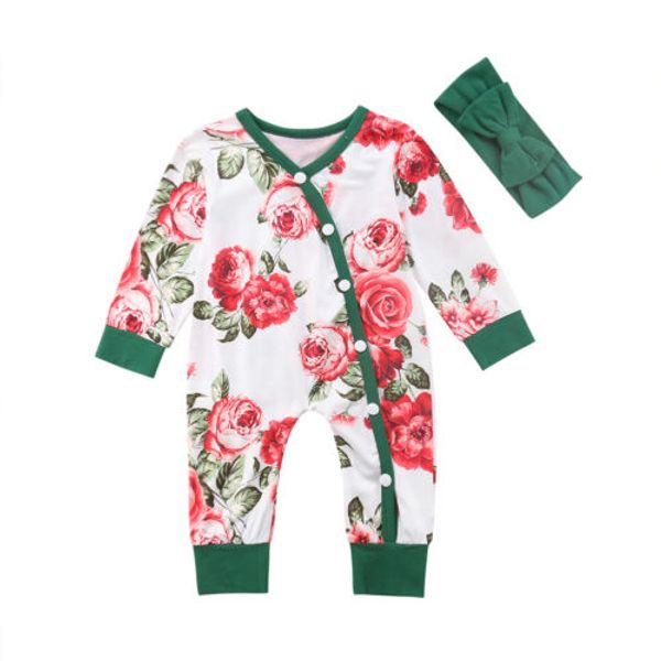 baby kids girl romper infant button floral bodysuit long sleeve jumpsuit bodysuit clothes outfits, Blue
baby kids girl romper infant button floral bodysuit long sleeve jumpsuit bodysuit clothes outfits, Blue