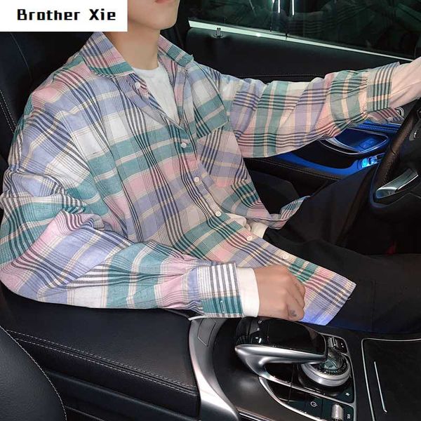 autumn new plaid shirt men fashion retro casual thin section casual shirt man streetwear wild loose long-sleeved -2xl, White;black
autumn new plaid shirt men fashion retro casual thin section casual shirt man streetwear wild loose long-sleeved -2xl, White;black