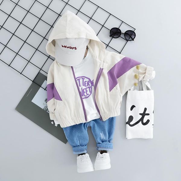 kid toddler boy girl 3pcs hooded jeans clothing sets 2020 fashion patchwork baby boy coat + t shirt + pants 1 2 3 4y, White
kid toddler boy girl 3pcs hooded jeans clothing sets 2020 fashion patchwork baby boy coat + t shirt + pants 1 2 3 4y, White