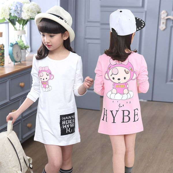new fashion long girls t-shirts for children 2018 spring autumn kids pink white cotton teenage long sleeve bottoming shirts, Blue
new fashion long girls t-shirts for children 2018 spring autumn kids pink white cotton teenage long sleeve bottoming shirts, Blue