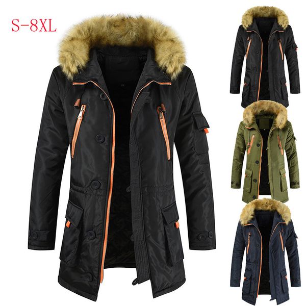8xl теплая зима пальто мужчина 2019 новый hooded parka кармана длинных пальто мужчина плюс бархат толстых теплых курток для мужчин, Black
8xl теплая зима пальто мужчина 2019 новый hooded parka кармана длинных пальто мужчина плюс бархат толстых теплых курток для мужчин, Black