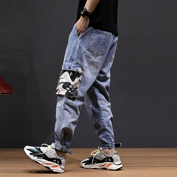 японский стиль мода мужчины джинсы свободного покроя синий цвет камуфляж карманный дизайнер джинсовые брюки-карго уличная хип-хоп джинсы муж, Blue
японский стиль мода мужчины джинсы свободного покроя синий цвет камуфляж карманный дизайнер джинсовые брюки-карго уличная хип-хоп джинсы муж, Blue