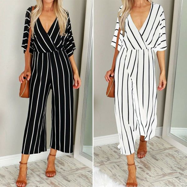 women's jumpsuits & rompers women casual summer playsuit bodycon party jumpsuit romper wide leg trousers female, Black;white
women's jumpsuits & rompers women casual summer playsuit bodycon party jumpsuit romper wide leg trousers female, Black;white