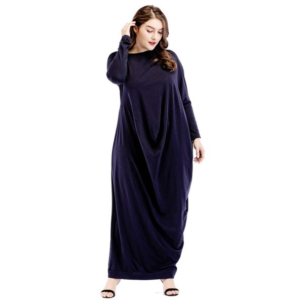 muslim long arabian dress women minimalist oversize loose maxi dresses designer pure blue elegant party casual robes plus size, Red
muslim long arabian dress women minimalist oversize loose maxi dresses designer pure blue elegant party casual robes plus size, Red