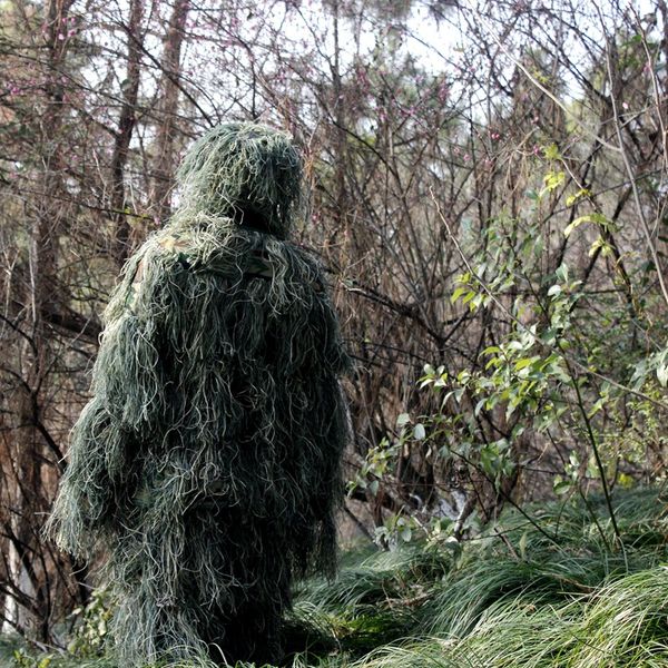 camouflage hunting camo junlge 5 pcs ghillie yowie sniper tactical camouflage suit ghillie suit camouflage clothing, Black;green
camouflage hunting camo junlge 5 pcs ghillie yowie sniper tactical camouflage suit ghillie suit camouflage clothing, Black;green