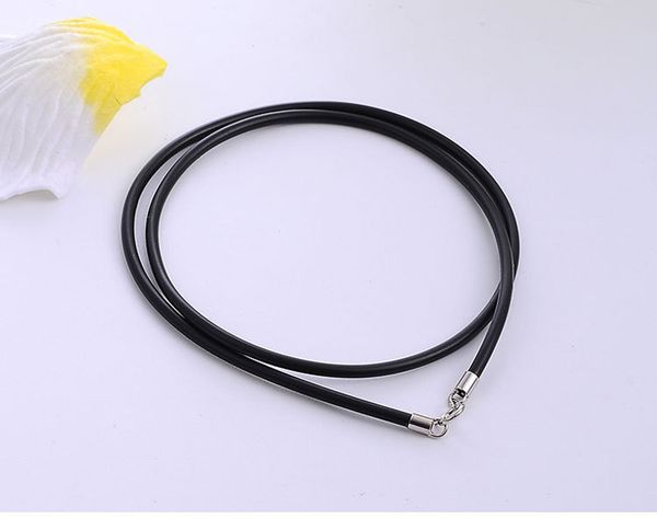 925 sterling silver clasp rubber leather cord rope for jewelry accessories ne cklace leather cord for men and women diy jewelry rope, White;red
925 sterling silver clasp rubber leather cord rope for jewelry accessories ne cklace leather cord for men and women diy jewelry rope, White;red