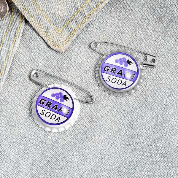 fashion juice soda bottle cap enamel pins brooches bag shirt buckle button badge grape jewelry gift for kids friends, Gray
fashion juice soda bottle cap enamel pins brooches bag shirt buckle button badge grape jewelry gift for kids friends, Gray