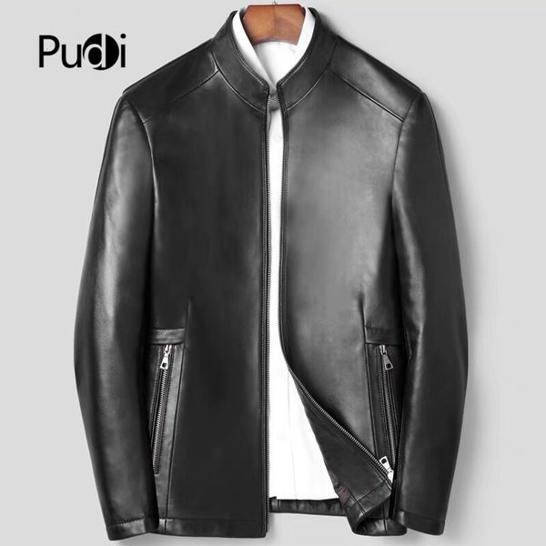 pudi mt908 2019 new fashion genuine leather standing collar jacket real sheepskin leather coat autunm and winter warm outwear, Black;brown
pudi mt908 2019 new fashion genuine leather standing collar jacket real sheepskin leather coat autunm and winter warm outwear, Black;brown