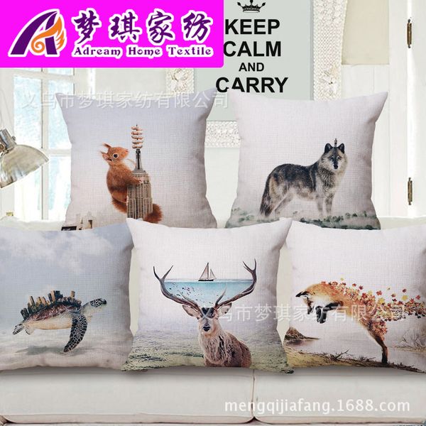 new pattern animal landscape printing cushion fashion home furnishing sofa back cushion
new pattern animal landscape printing cushion fashion home furnishing sofa back cushion