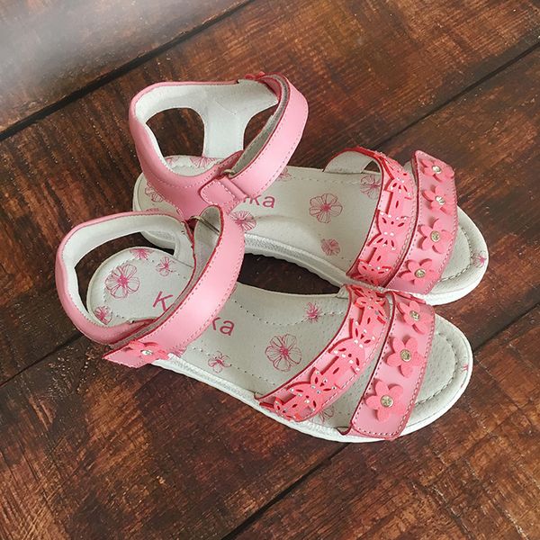 super quality 1pair flower arch support girl genuine leather orthopedic children sandals ,fashion sandals new shoes t200427, Black;red
super quality 1pair flower arch support girl genuine leather orthopedic children sandals ,fashion sandals new shoes t200427, Black;red