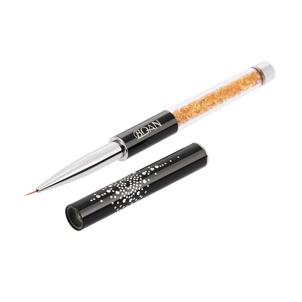 bqan crystal acrylic nail brush uv gel painting line brush nail art design pen manicure tools nylon hair liner pen 7/9/11mm, Yellow
bqan crystal acrylic nail brush uv gel painting line brush nail art design pen manicure tools nylon hair liner pen 7/9/11mm, Yellow