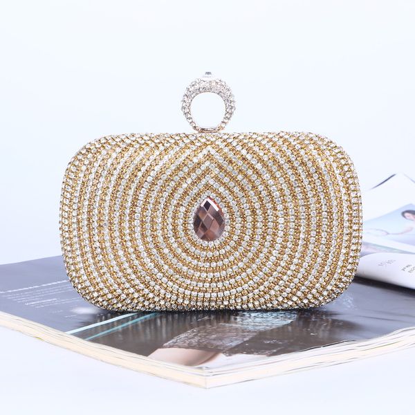 crystal evening bag quality models diamond-encrusted eye handbags bride bridesmaid, Black
crystal evening bag quality models diamond-encrusted eye handbags bride bridesmaid, Black