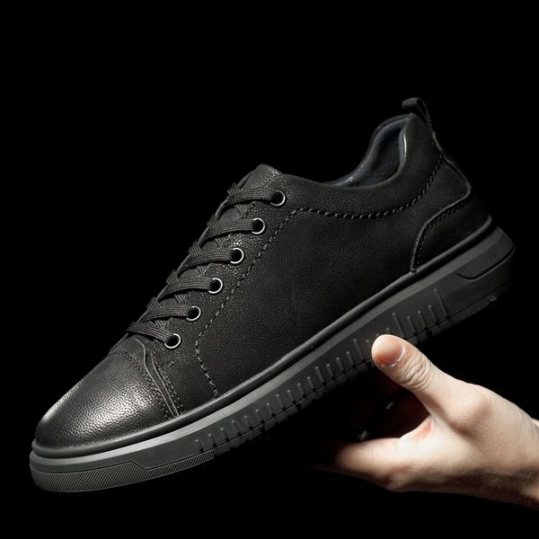 male designer leather men shoes fashion trainers chunky brand casual sneakers 2019 new mens loafers leather shoes, Black
male designer leather men shoes fashion trainers chunky brand casual sneakers 2019 new mens loafers leather shoes, Black