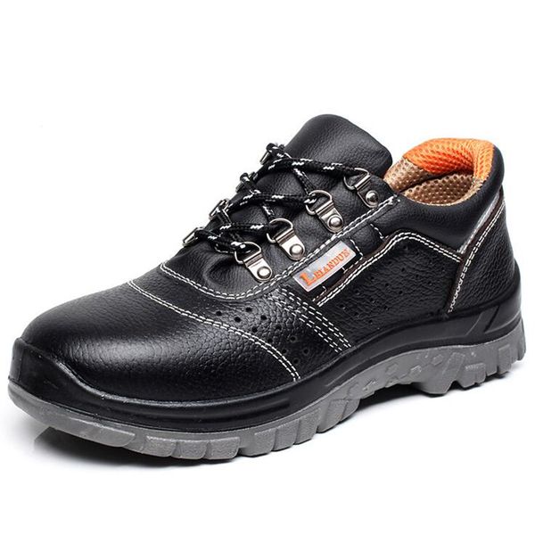 new arrival men's casual summer safety shoes breathable large size steel toe cover work shoe genuine leather security low boots, Black
new arrival men's casual summer safety shoes breathable large size steel toe cover work shoe genuine leather security low boots, Black