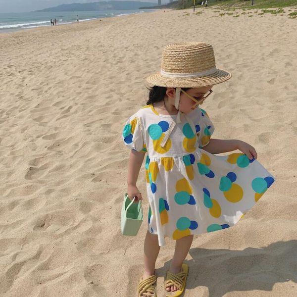2020 new style girls dots dress cotton fashion summer girls dresses 1-7t qa670, Red;yellow
2020 new style girls dots dress cotton fashion summer girls dresses 1-7t qa670, Red;yellow
