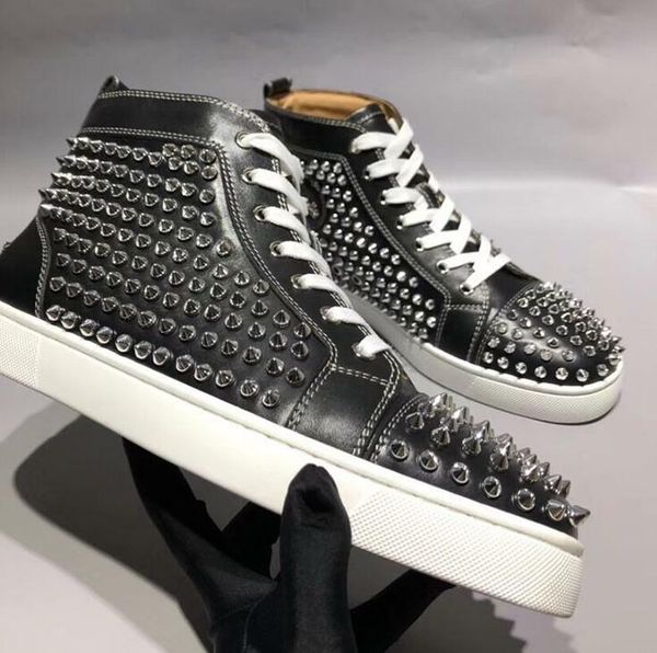 2019 luxury casual lover shoes brand studded spikes flats shoes red bottom for mens womens party genuine leather sneakers size:35-47, Black
2019 luxury casual lover shoes brand studded spikes flats shoes red bottom for mens womens party genuine leather sneakers size:35-47, Black