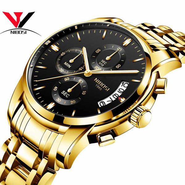 relogio masculino nibosi luxury watch men waterproof golden analog quartz-watch dress full steel fashion sports watch relogios, Slivery;brown
relogio masculino nibosi luxury watch men waterproof golden analog quartz-watch dress full steel fashion sports watch relogios, Slivery;brown
