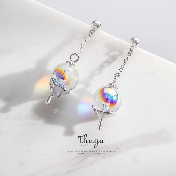 thaya rainbow bubble earrings water droplets stud earrings 925 silver for women original design fashion gift55, Golden;silver
thaya rainbow bubble earrings water droplets stud earrings 925 silver for women original design fashion gift55, Golden;silver