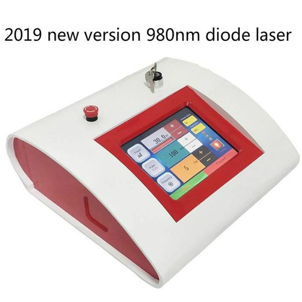 2020 effective new product 30w power vascular / veins / spider veins removal 980nm diode laser vascular removal machine, Black