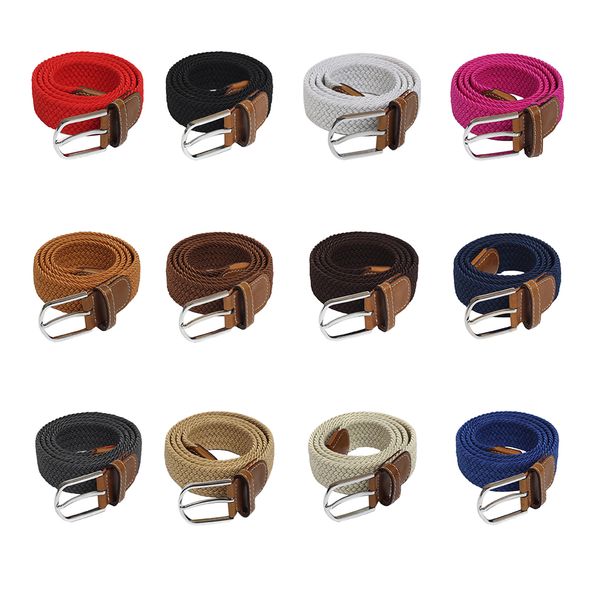 2019 new elastic knitted canvas belts decoration alloy buckle woven stretchable nylon strap, Black;brown
2019 new elastic knitted canvas belts decoration alloy buckle woven stretchable nylon strap, Black;brown