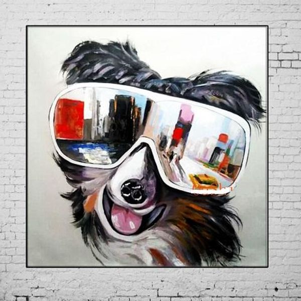 handpainted cool animal dog weras dark glasses art painting modern abstract oil painting on canvas decoration for room home decoa127
handpainted cool animal dog weras dark glasses art painting modern abstract oil painting on canvas decoration for room home decoa127