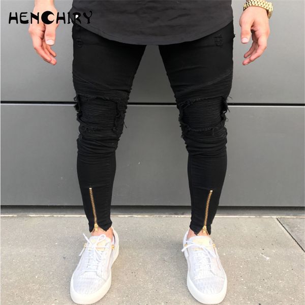 jeans men 2020 men's hole zipper jeans slim men's trousers casual thin summer denim large size trousers classic white black, Blue
jeans men 2020 men's hole zipper jeans slim men's trousers casual thin summer denim large size trousers classic white black, Blue