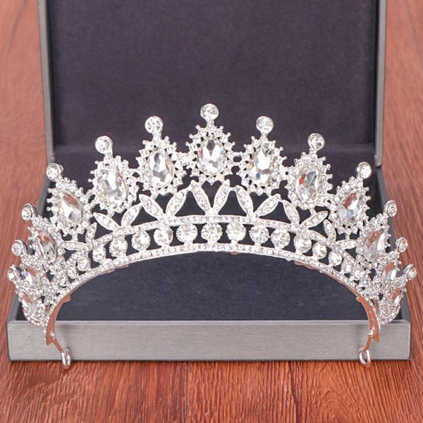 baroque silver crystal tiaras and crowns wedding hair accessories bridal crown diadem hair jewelry rhinestone wedding headpiece, White;golden
baroque silver crystal tiaras and crowns wedding hair accessories bridal crown diadem hair jewelry rhinestone wedding headpiece, White;golden