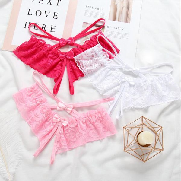 women crotchless panties open crotch thongs lace bows underwear erotic lingerie appeal intimates bandage belt multi color, Red;black
women crotchless panties open crotch thongs lace bows underwear erotic lingerie appeal intimates bandage belt multi color, Red;black