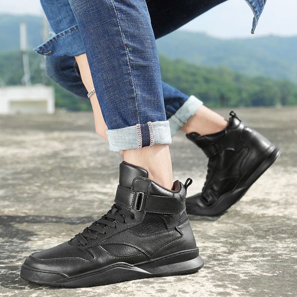 high men shoes leather fashion male shoes luxury mens casual fur sneakers waterproof lace up flats solid size 37-46, Black
high men shoes leather fashion male shoes luxury mens casual fur sneakers waterproof lace up flats solid size 37-46, Black