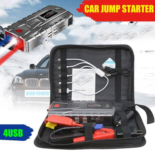 super power car jump starter power bank 800a 4usb portable car battery charger 12v starting device petrol diesel starter
super power car jump starter power bank 800a 4usb portable car battery charger 12v starting device petrol diesel starter