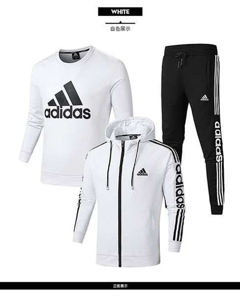 s07. mens designer tracksuits autumn and winter men's cotton comfortable slim hooded cardigan jacket two-piece suit, White
s07. mens designer tracksuits autumn and winter men's cotton comfortable slim hooded cardigan jacket two-piece suit, White