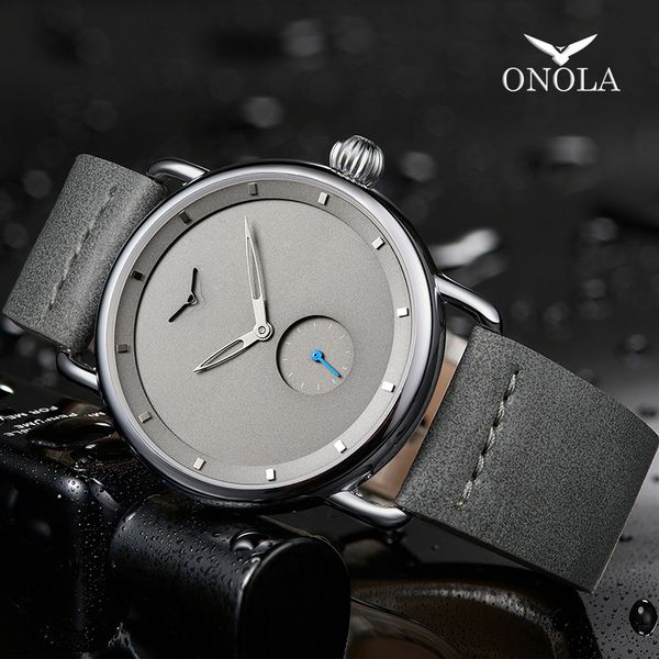 onola brand cusual watch man 2019 waterproof stainless steel genuine leather wrist watch simple style high-quality men, Slivery;brown
onola brand cusual watch man 2019 waterproof stainless steel genuine leather wrist watch simple style high-quality men, Slivery;brown