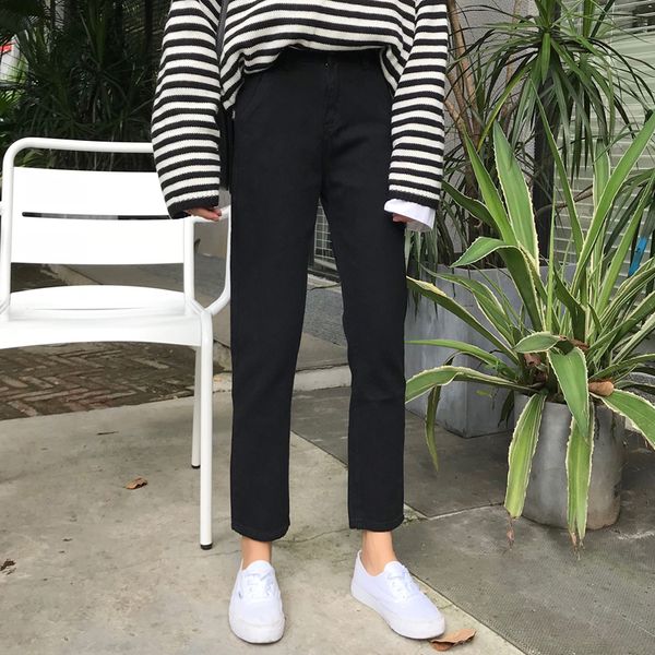 spring autumn women female fashion brand korea style vintage high waist straight slim fit denim skinny ankle-length pants jeans, Blue
spring autumn women female fashion brand korea style vintage high waist straight slim fit denim skinny ankle-length pants jeans, Blue