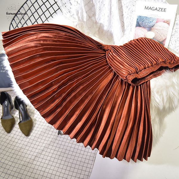 women spring long pleated skirt high waist long women skirt female autumn women maxi skirt polyester vintage saia, Black
women spring long pleated skirt high waist long women skirt female autumn women maxi skirt polyester vintage saia, Black