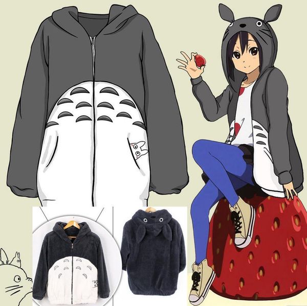 new harajuku totoro kawaii hoodie sweatshirt my neighbor coat cosplay fleece overcoat with ears harajuku cute jackets christmas, Black
new harajuku totoro kawaii hoodie sweatshirt my neighbor coat cosplay fleece overcoat with ears harajuku cute jackets christmas, Black