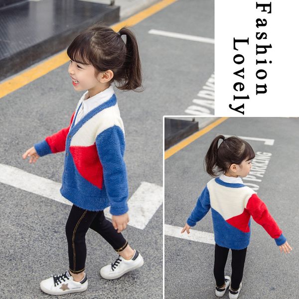 spring autumn baby girl sweater cardigan patchwork kids knitting cardigan casual long sleeve kids knitted sweater child clothes, Blue
spring autumn baby girl sweater cardigan patchwork kids knitting cardigan casual long sleeve kids knitted sweater child clothes, Blue